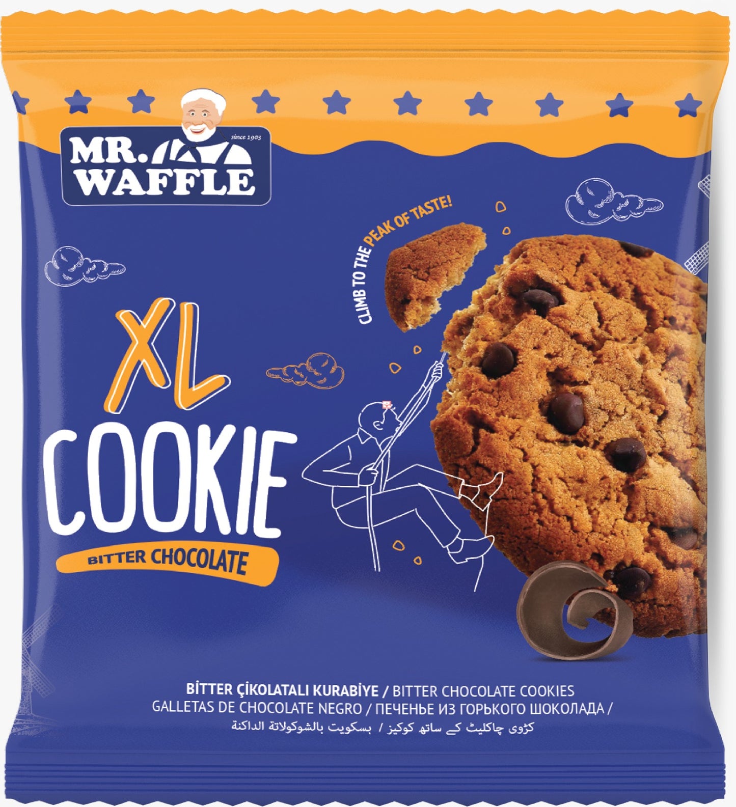 MR WAFFLE XL COOKIE (BITTER CHOCOLATE) - 41 GR