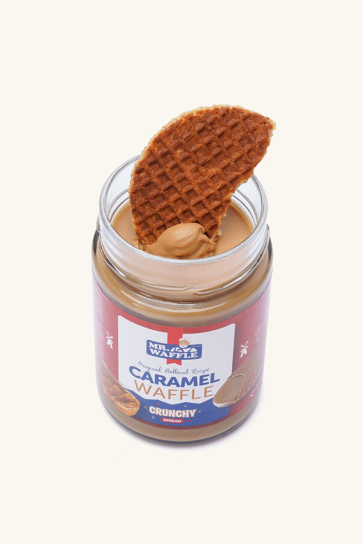 CARAMEL WAFFLE SPREAD CRUNCHY 360 GR